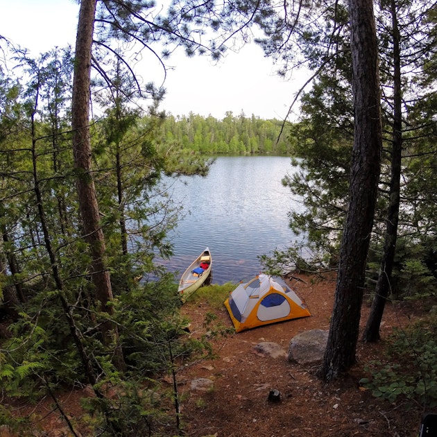 Camp at Alton Lake in the BWCA, Sawbill Canoe Outfitters