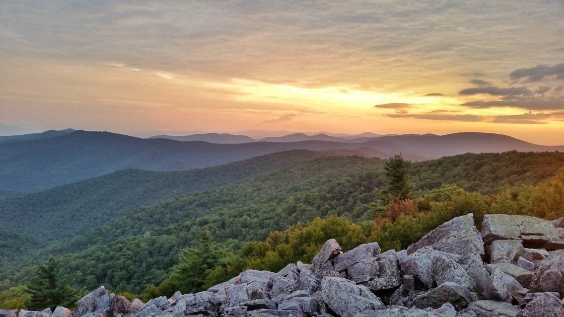 Hike to Blackrock Summit, Shenandoah NP, Virginia
