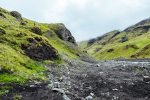 Hike to and Swim at Seljavallalaug