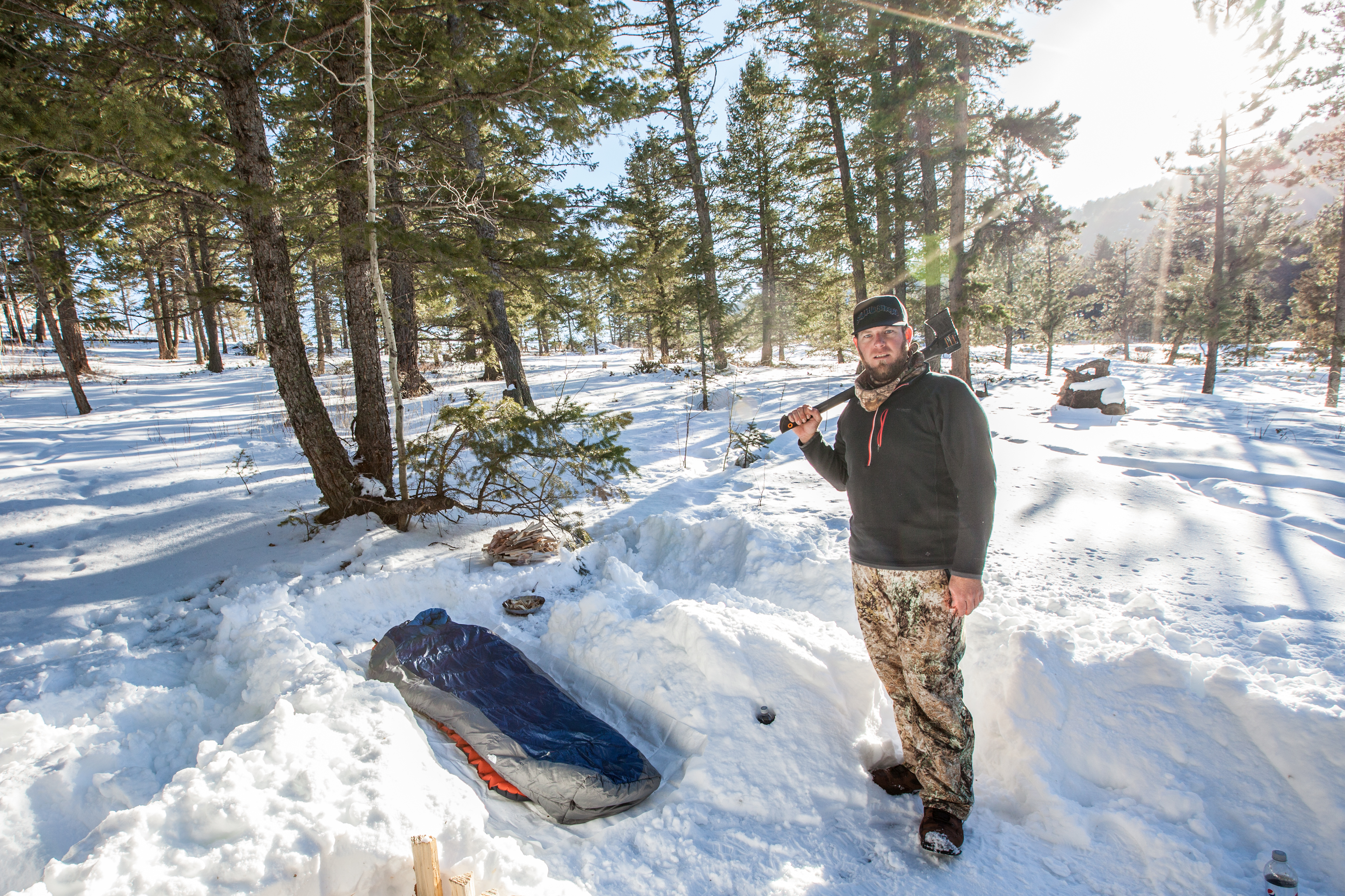 Winter Camp Near Coulson Gulch