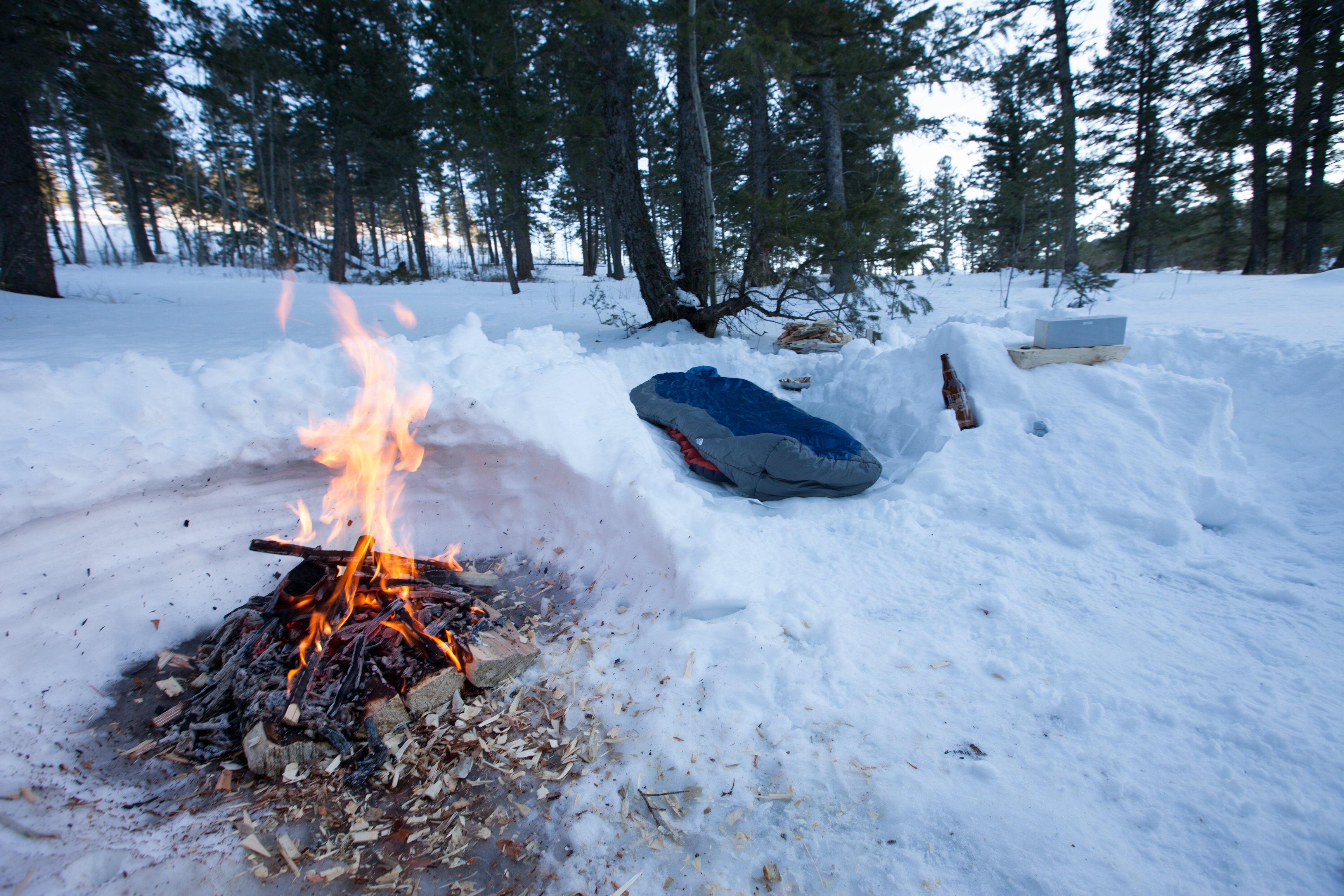 Winter Camp Near Coulson Gulch