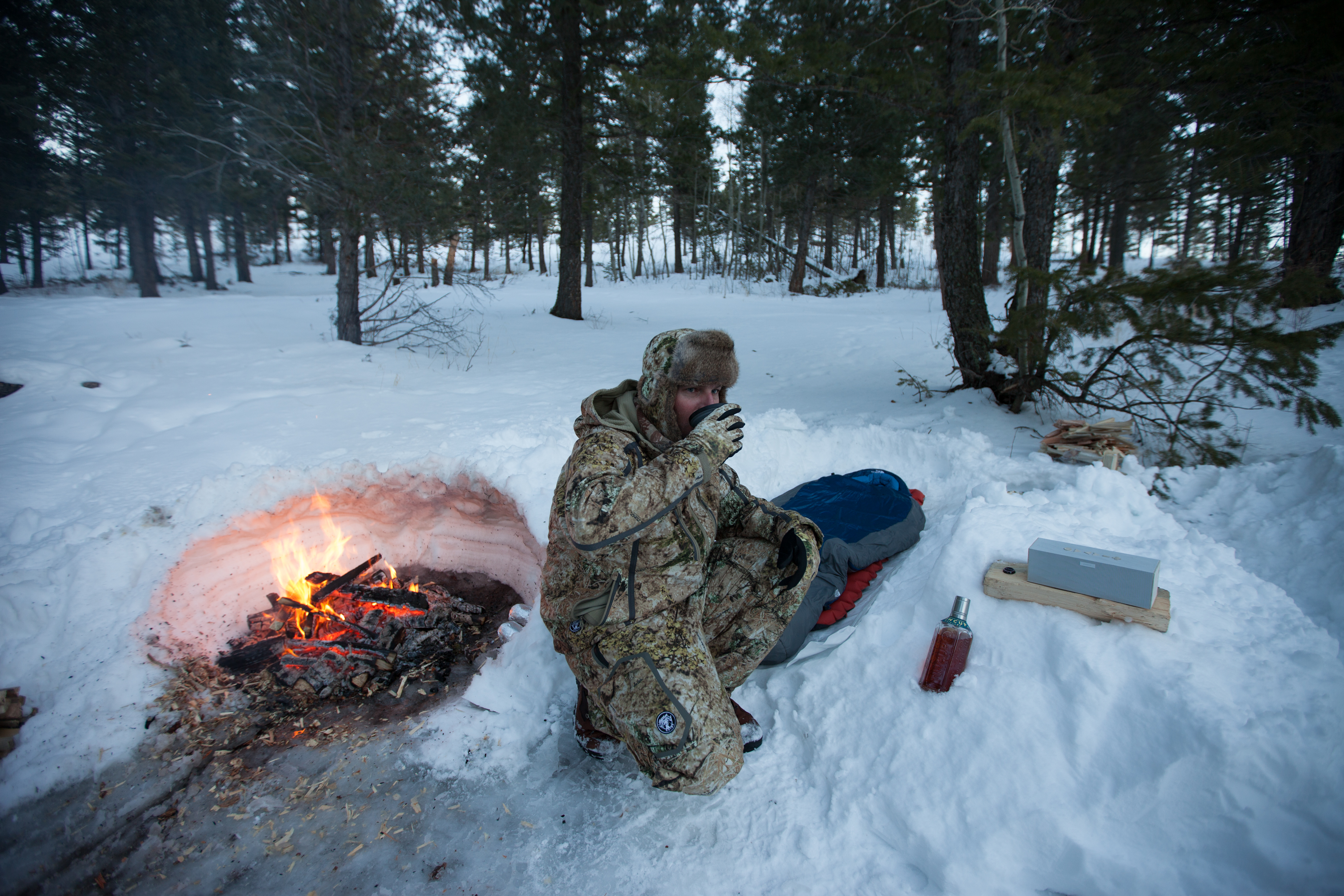 Winter Camp Near Coulson Gulch