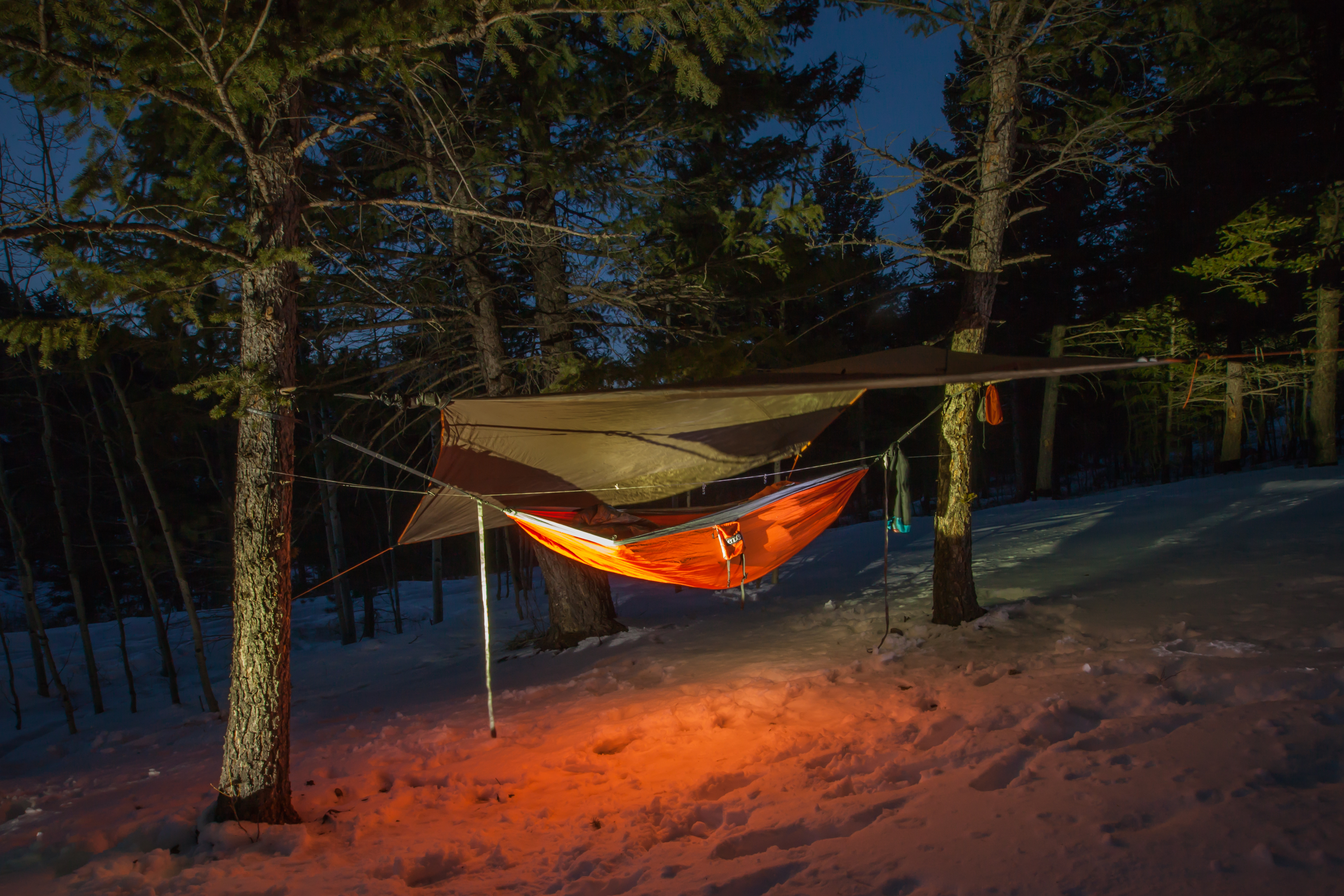 Winter Camp Near Coulson Gulch