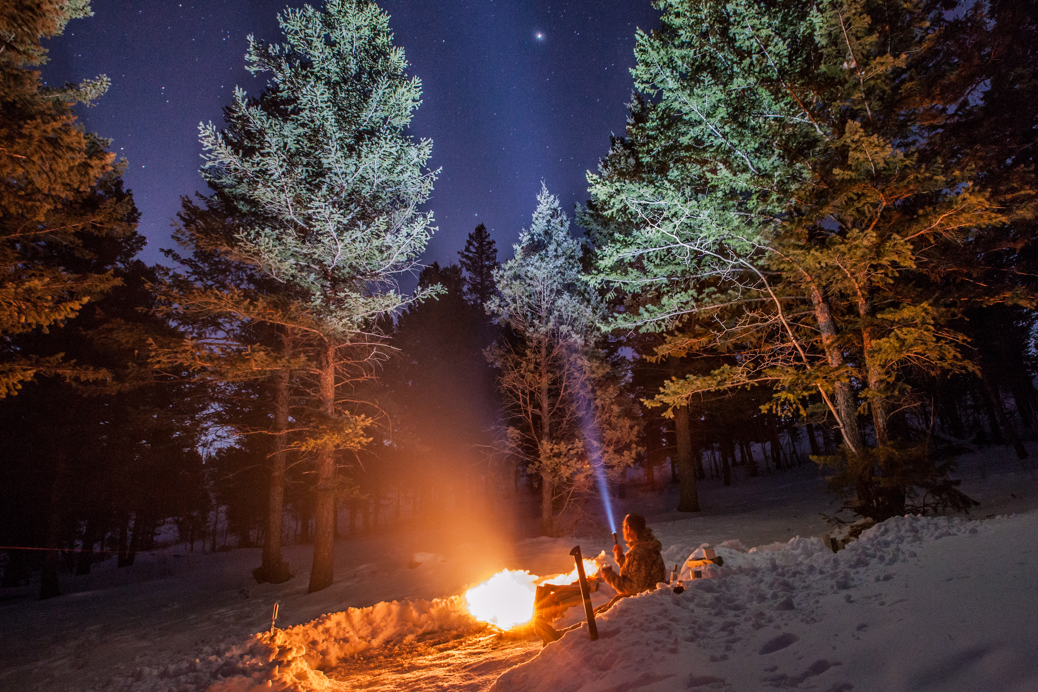 Winter Camp Near Coulson Gulch