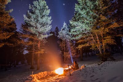 Winter Camp Near Coulson Gulch