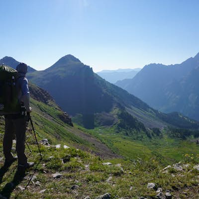 Four Pass Loop backpacking trip