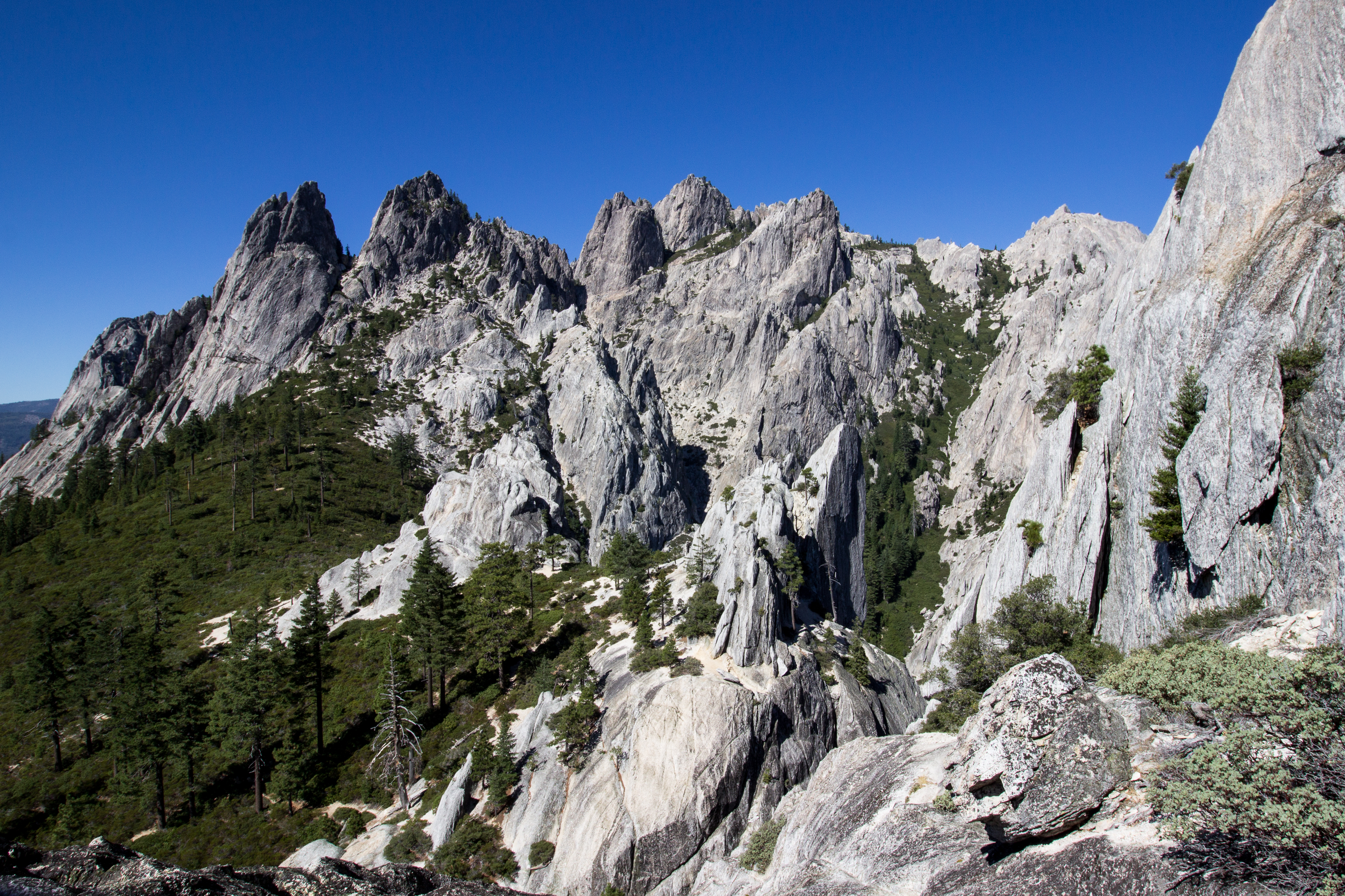 Hike Crags Trail to Castle Dome
