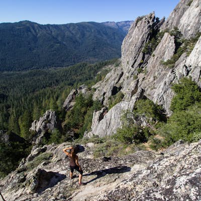 Hike Crags Trail to Castle Dome
