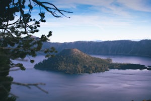 Bike around Crater Lake