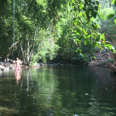 Hike to and Swim at the Bull Pen, AZ, Bull Pen Road - West Clear Creek