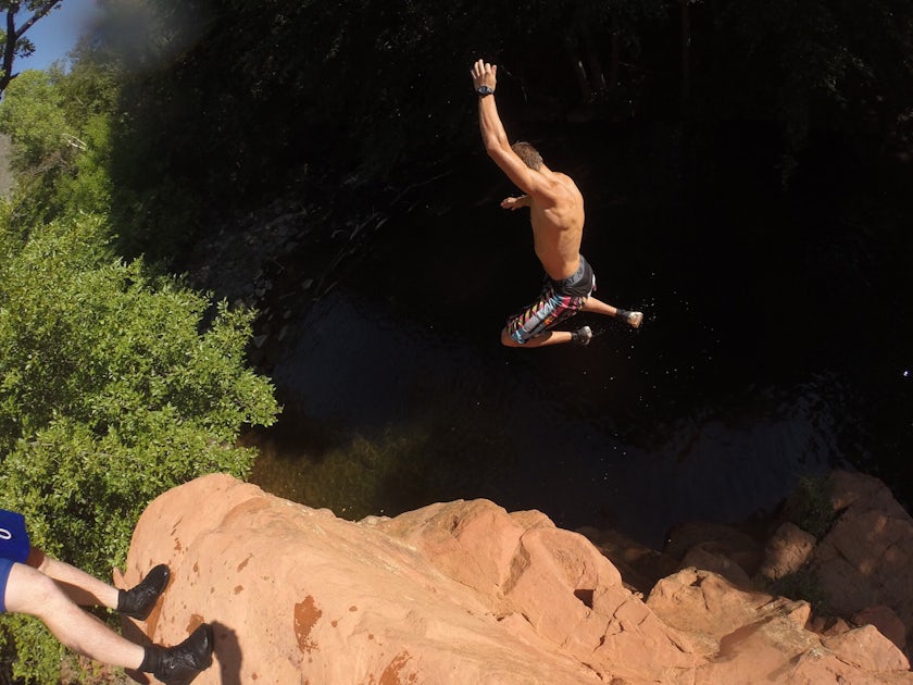 Cliff jump, fish, relax at Bull Pen in Camp Verde 