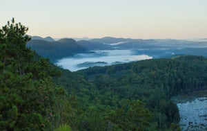 Camp on Mount St. Catherine