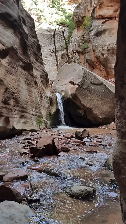 Kanarra Falls via Kanarraville Slot Canyon