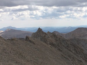 Scramble up Mt. Muir