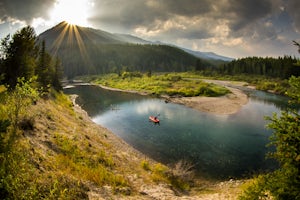 Paddle McDonald Creek, Glacier National Park