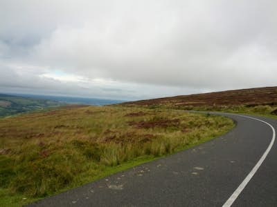 Cycle in the Wicklow Mountains
