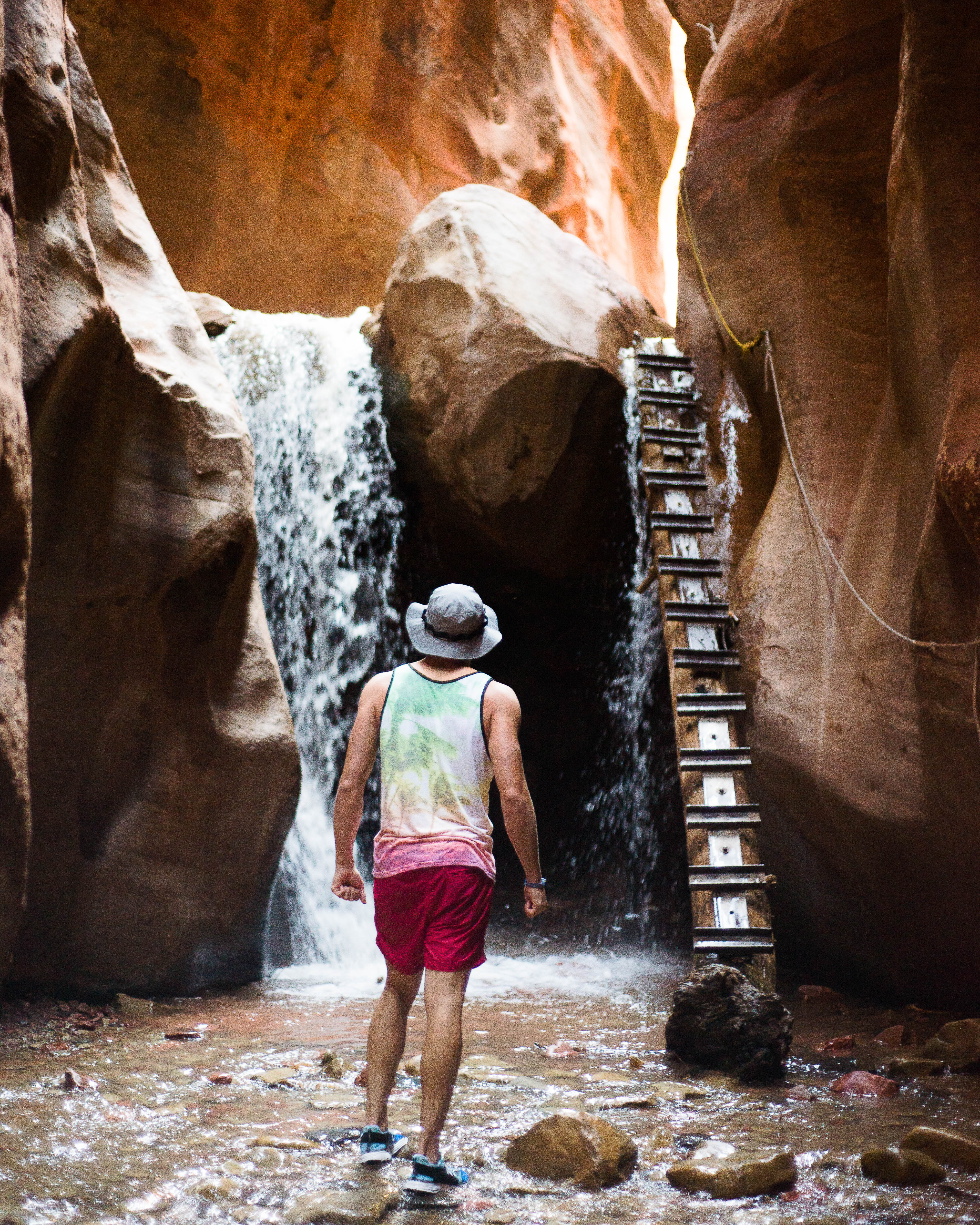 Kanarra Falls via Kanarraville Slot Canyon