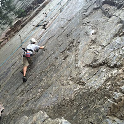 Rock Climb Supremacy Rock in Eldorado Canyon