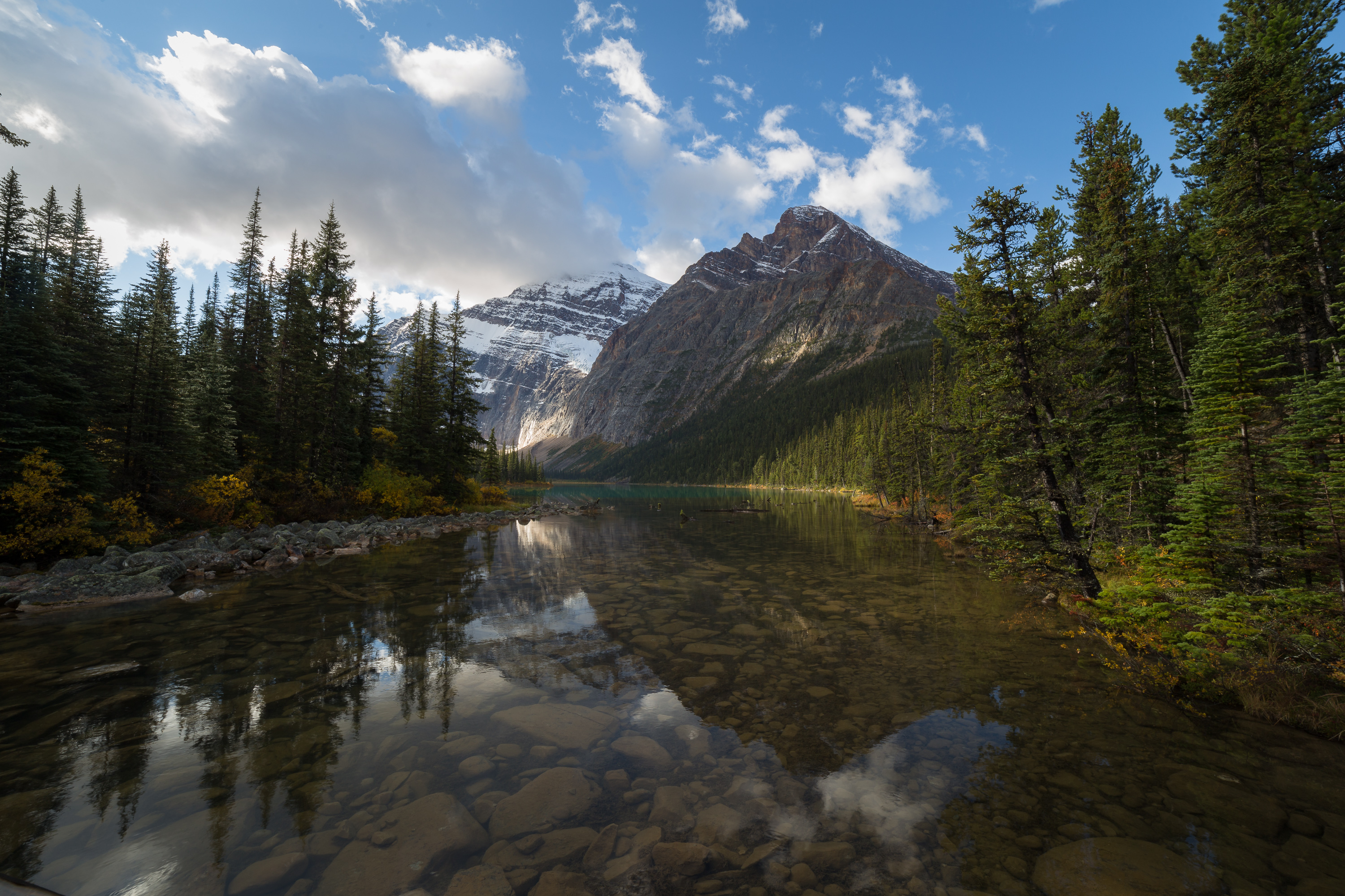 Explore Cavell Lake In Jasper National Park