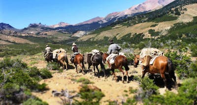 Patagonian Horse Pack-Trip Into the National Park - Bariloche, Patagonia, Argentina