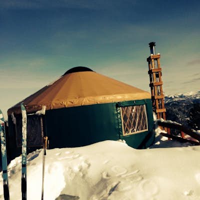 Ski or Snowshoe to Stargaze Yurt