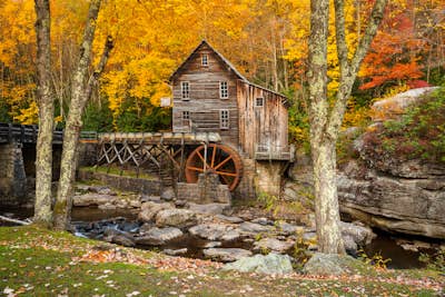 Photograph the Glade Creek Grist Mill
