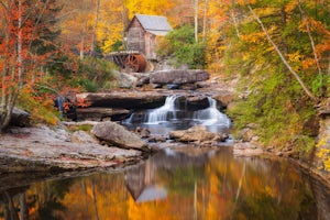 Photograph the Glade Creek Grist Mill