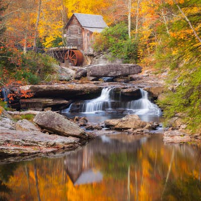 Photograph the Glade Creek Grist Mill