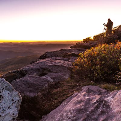 Photograph Hawksbill Mountain at Sunrise or Sunset