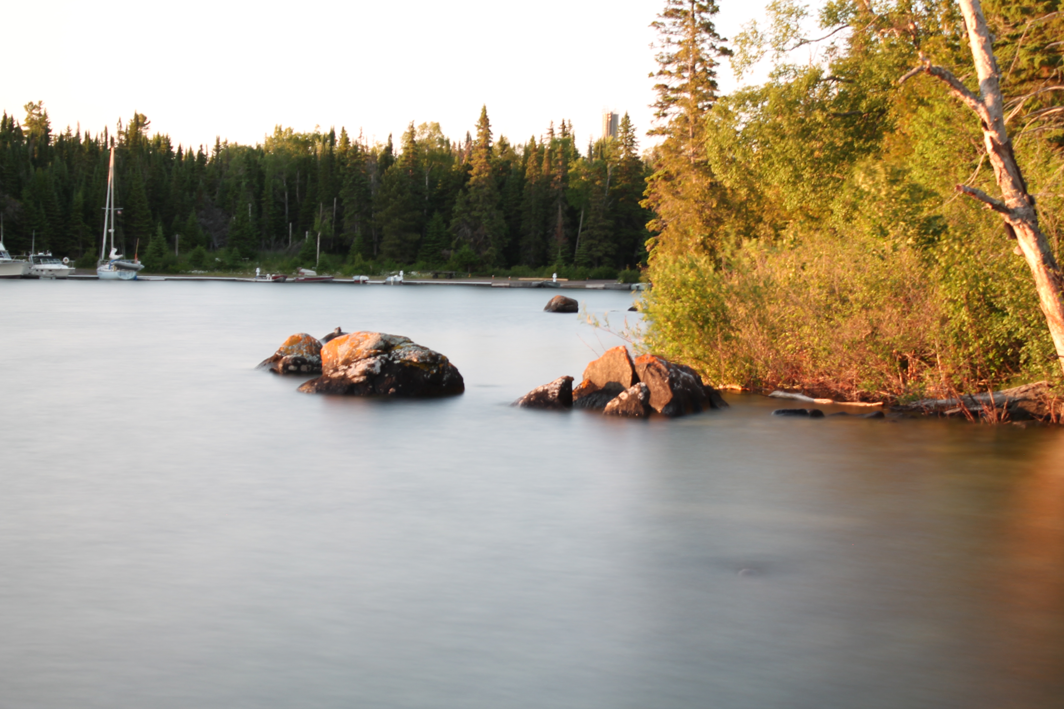 Catch a Sunset at the America Dock, Isle Royale NP