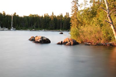 Catch a Sunset at the America Dock, Isle Royale NP