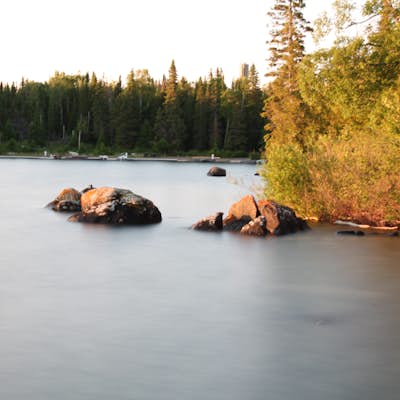 Catch a Sunset at the America Dock, Isle Royale NP