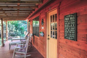 Camp out at Four Sisters Ranch Cabin