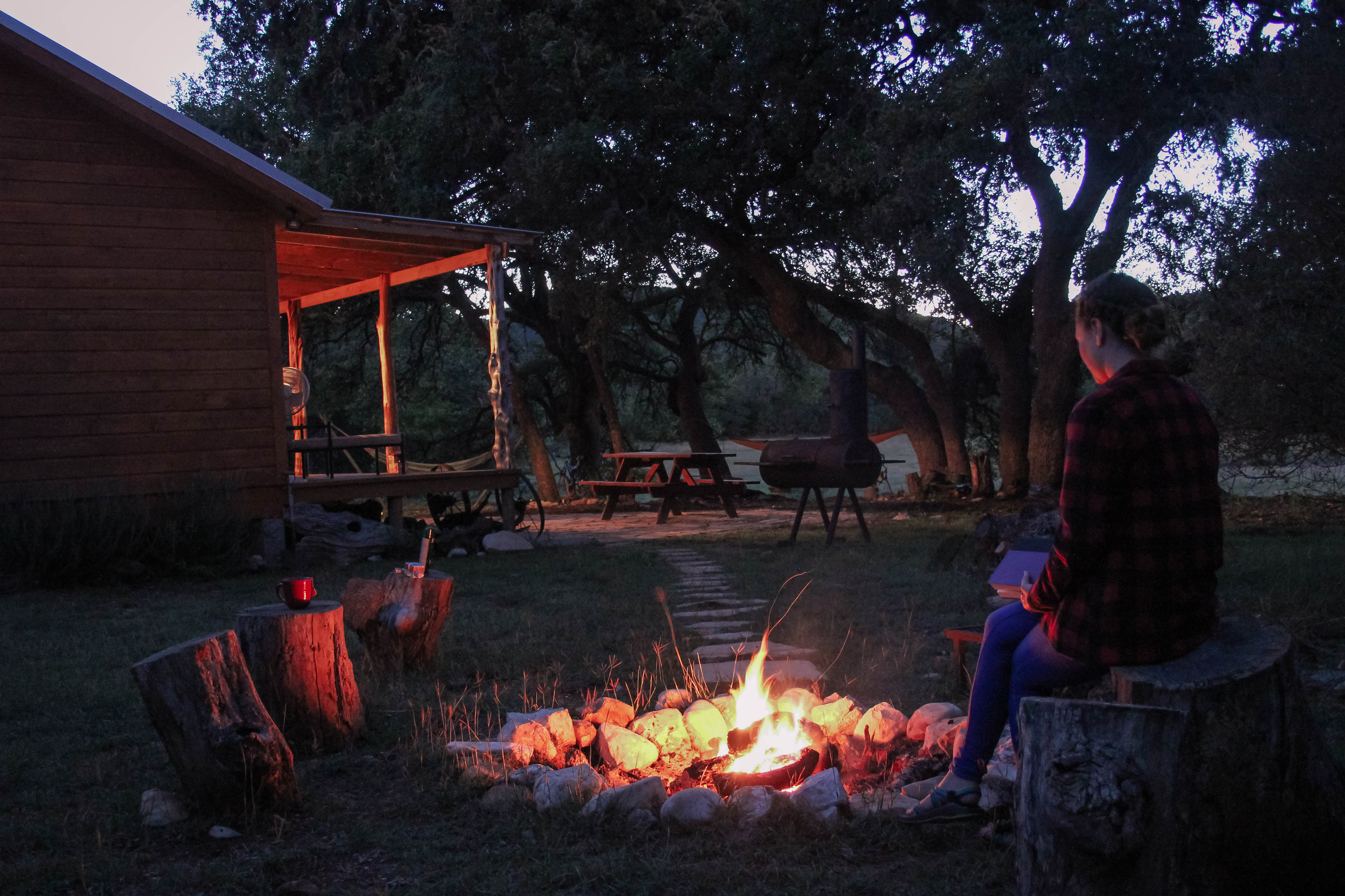 Camp out at Four Sisters Ranch Cabin