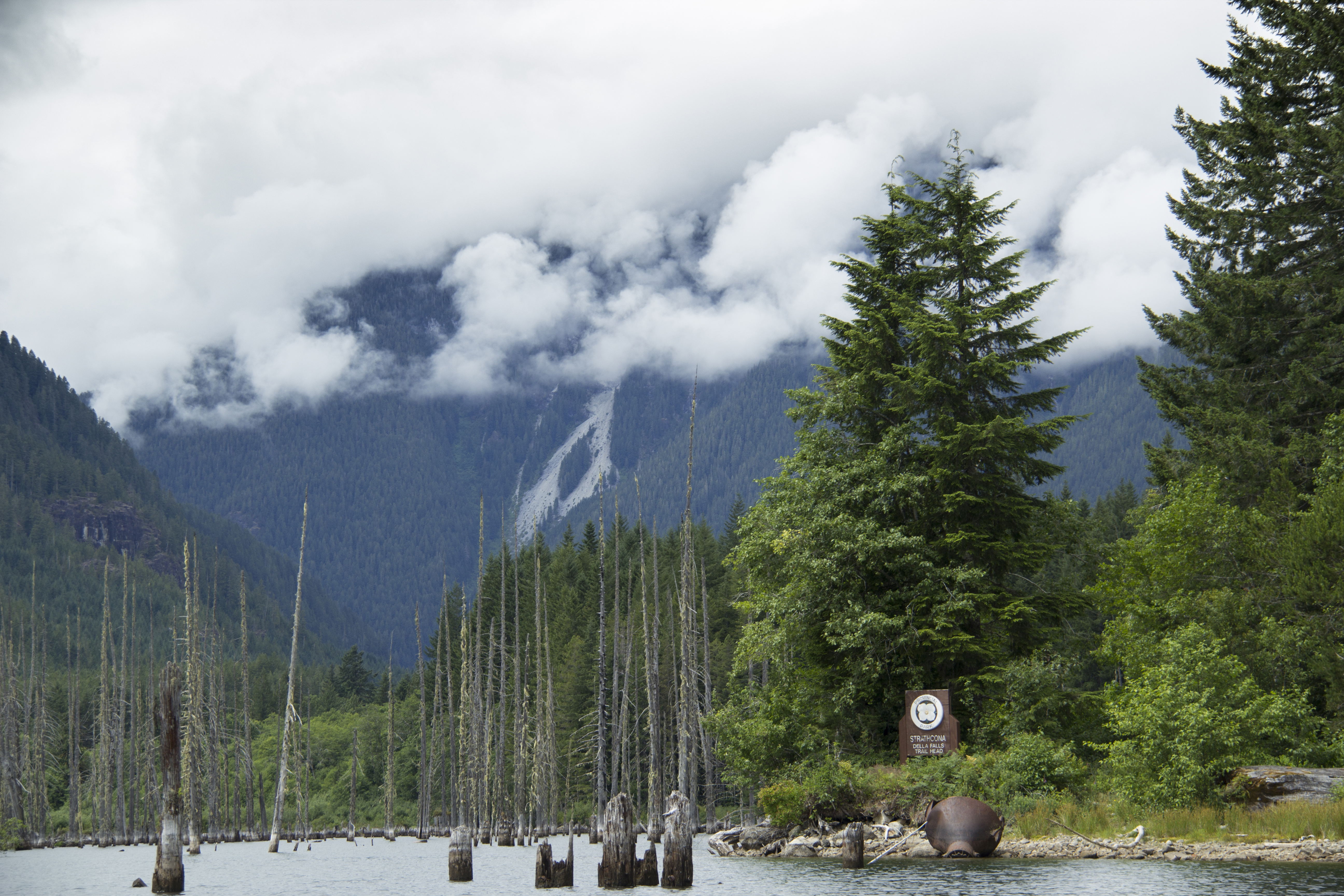 Canoe Great Central Lake and Hike to Della Falls and Love Lake