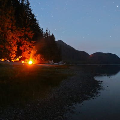 Camp at Nitinat Lake