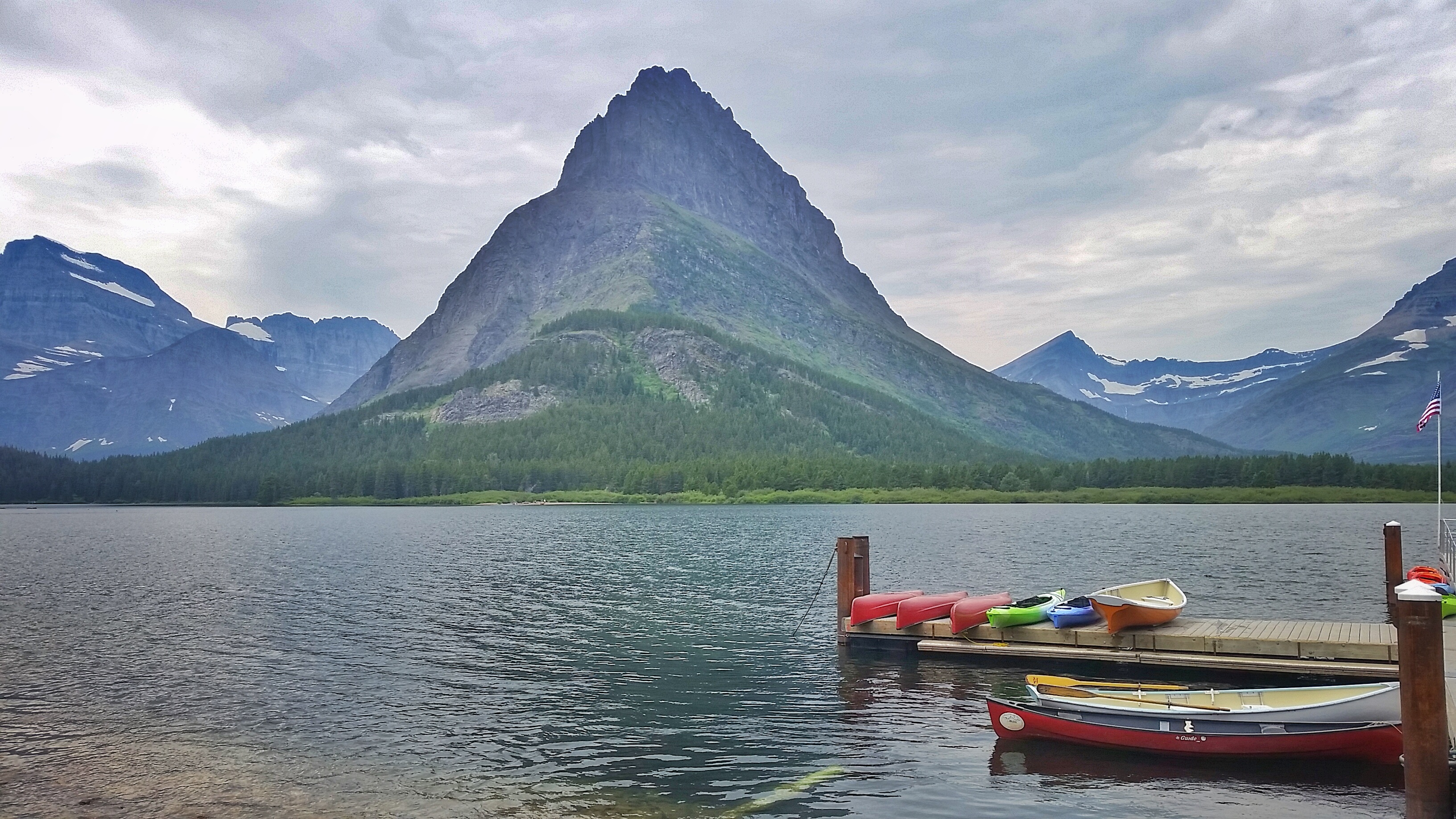 Kayak Swiftcurrent Lake Browning Montana
