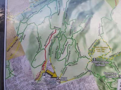 Hiking Up Flatirons Vista Trail