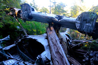 Hike to the Canso Bomber Plane Wreck