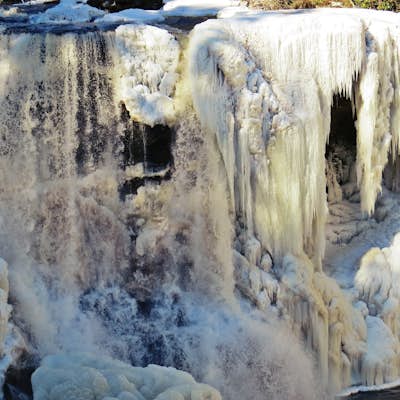 Explore Blackwater Falls, Frozen.