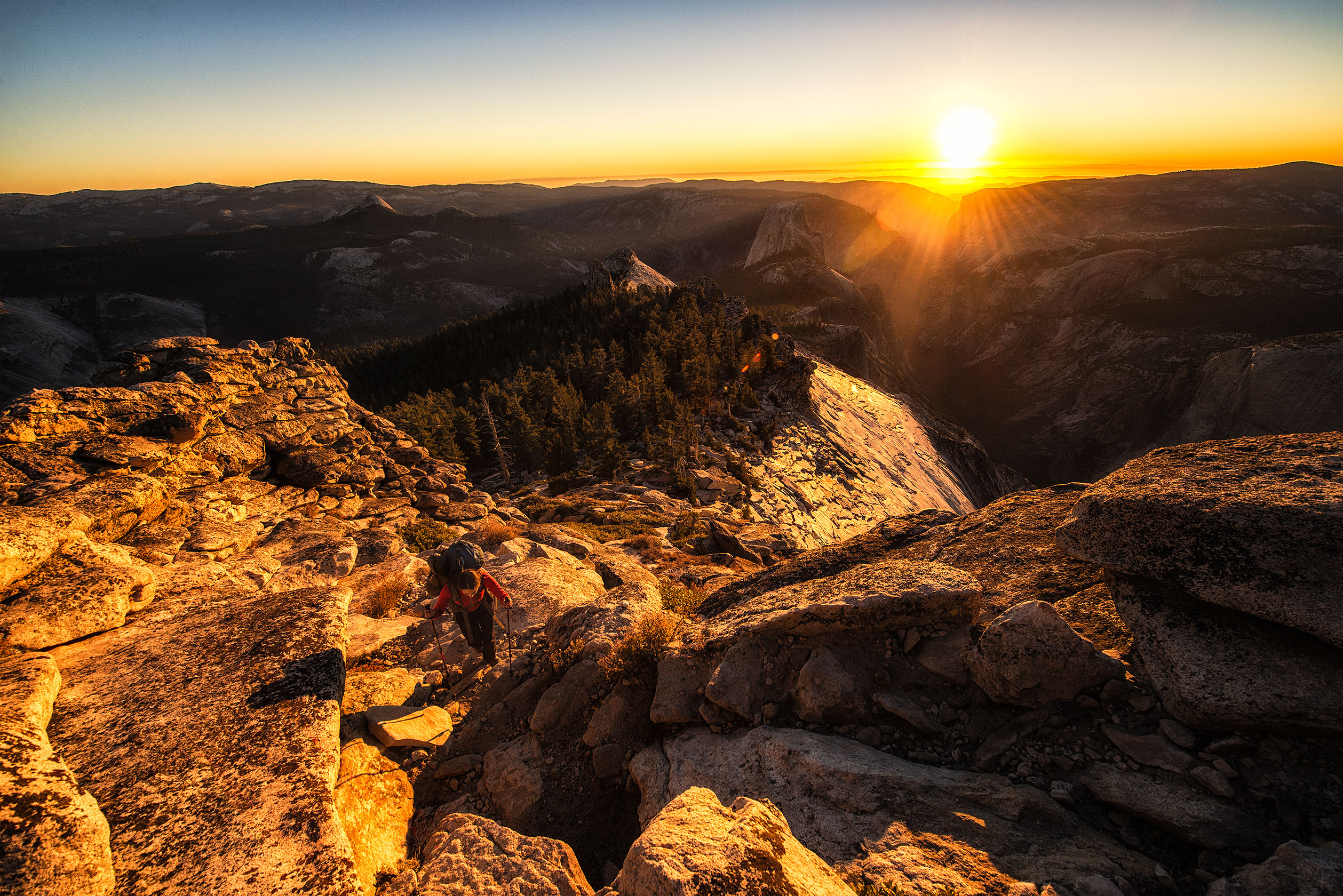 Backpack to Clouds Rest from Glacier Point