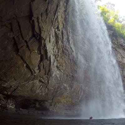Swim Underneath Desoto Falls