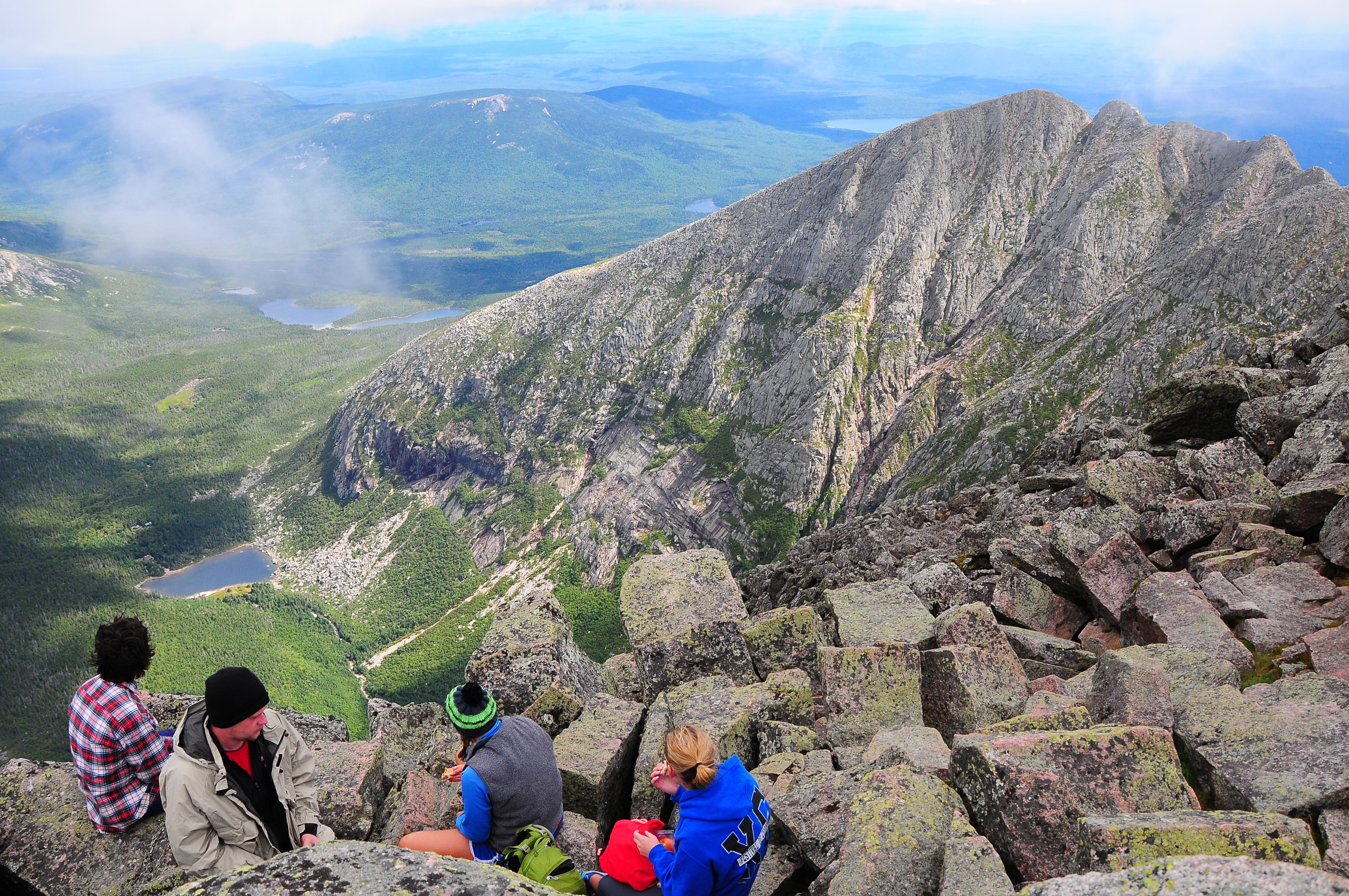 Hike Mt. Katahdin via Chimney Pond and Saddle Trails, Millinocket, Maine