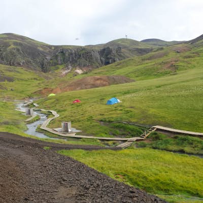 Hike to Reykjadalur Hot Springs
