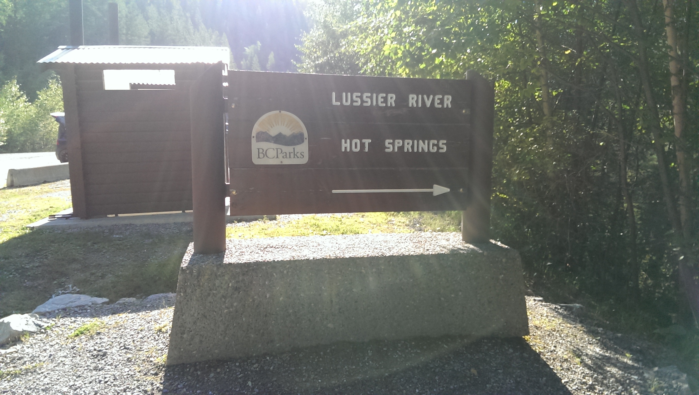 Soak at Lussier Hot Springs