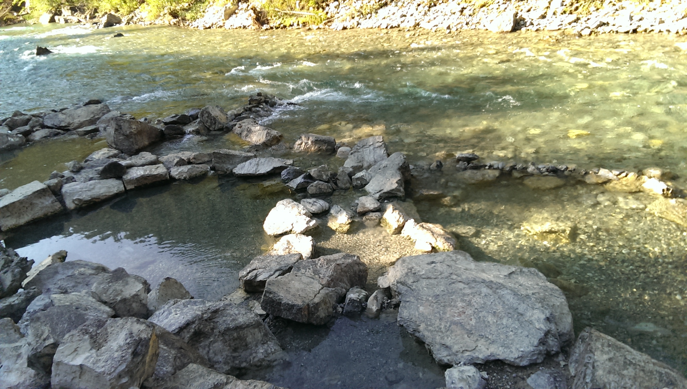 Soak at Lussier Hot Springs