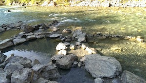 Soak at Lussier Hot Springs