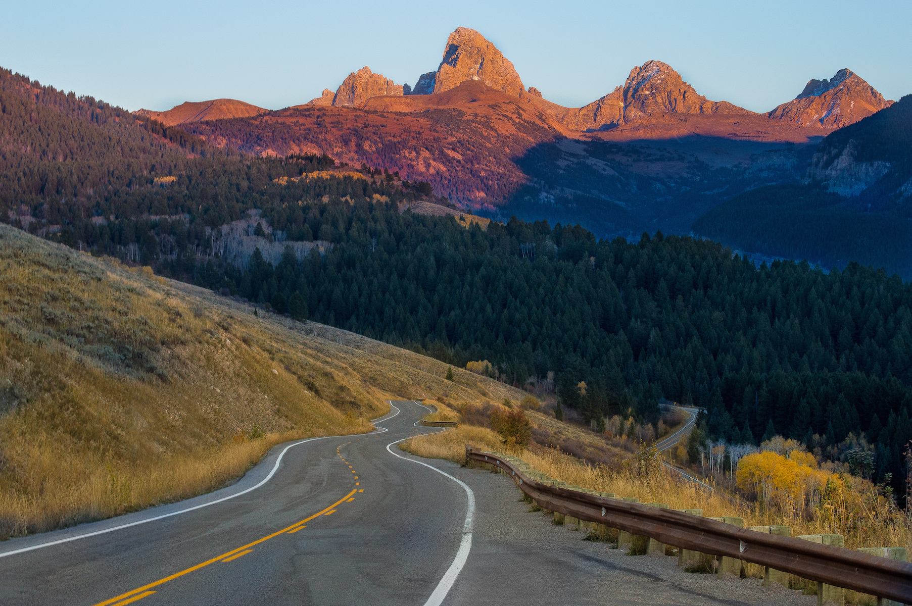 Scenic Drive to Grand Targhee Ski Resort