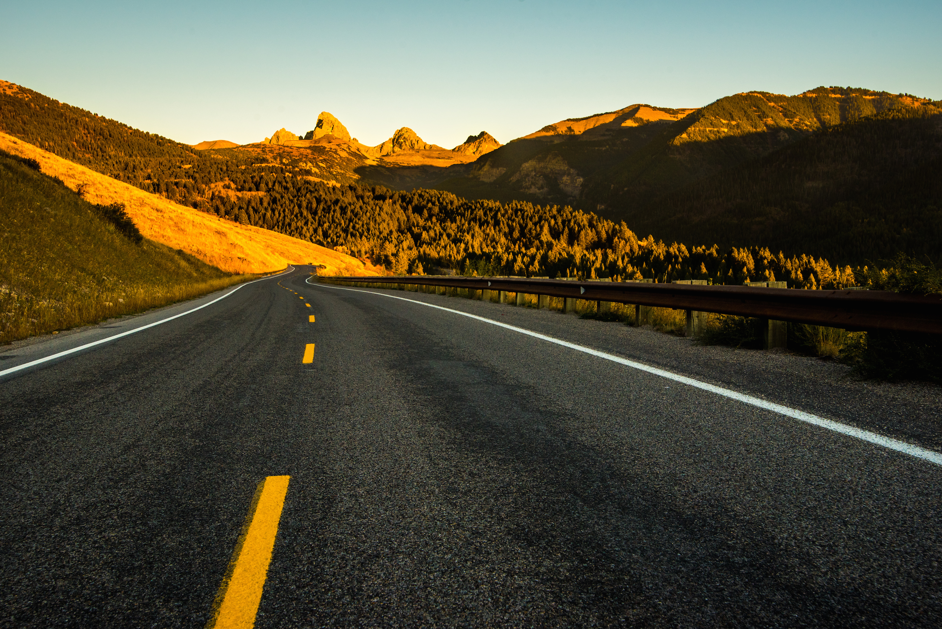Scenic Drive to Grand Targhee Ski Resort