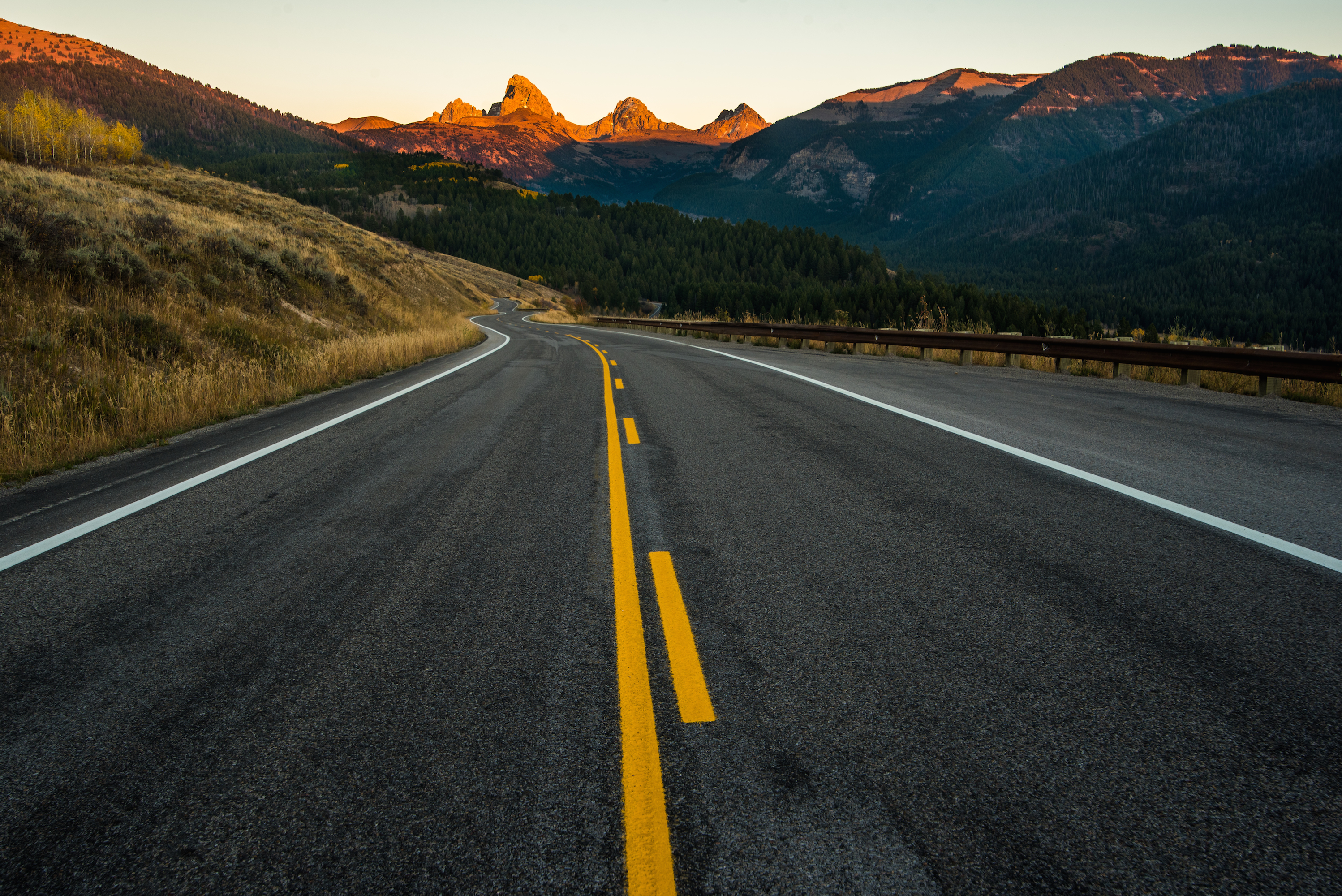 Scenic Drive to Grand Targhee Ski Resort